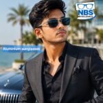 Aluminum polarized sunglass